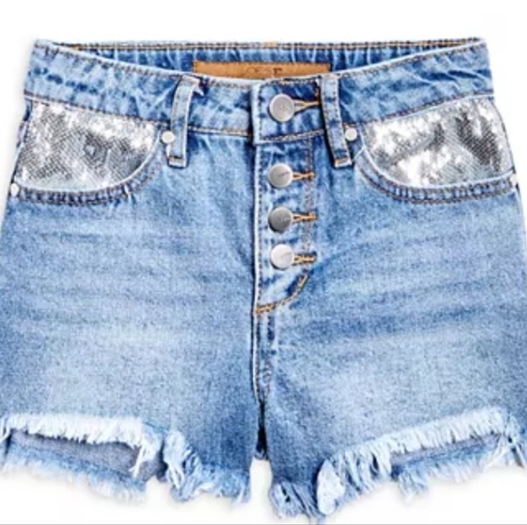 KidsJoe's JeansGirls' The Blake Cut Off Denim Shorts - SIZE 16 - Picture 1 of 7